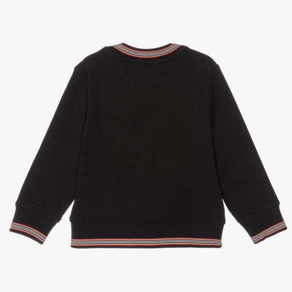 Burberry Girls Black Logo Sweatshirt - Picture 11 of 11